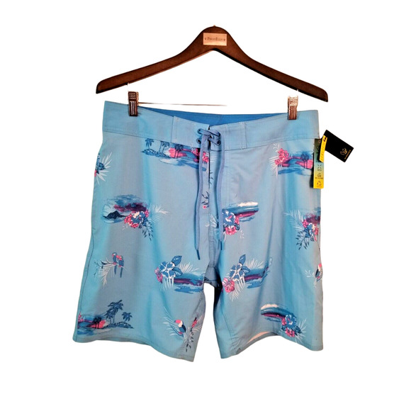 Burnside Board Shorts Multicolor Men's Size 33 inseam‎ 8 in, NWT - Picture 1 of 3